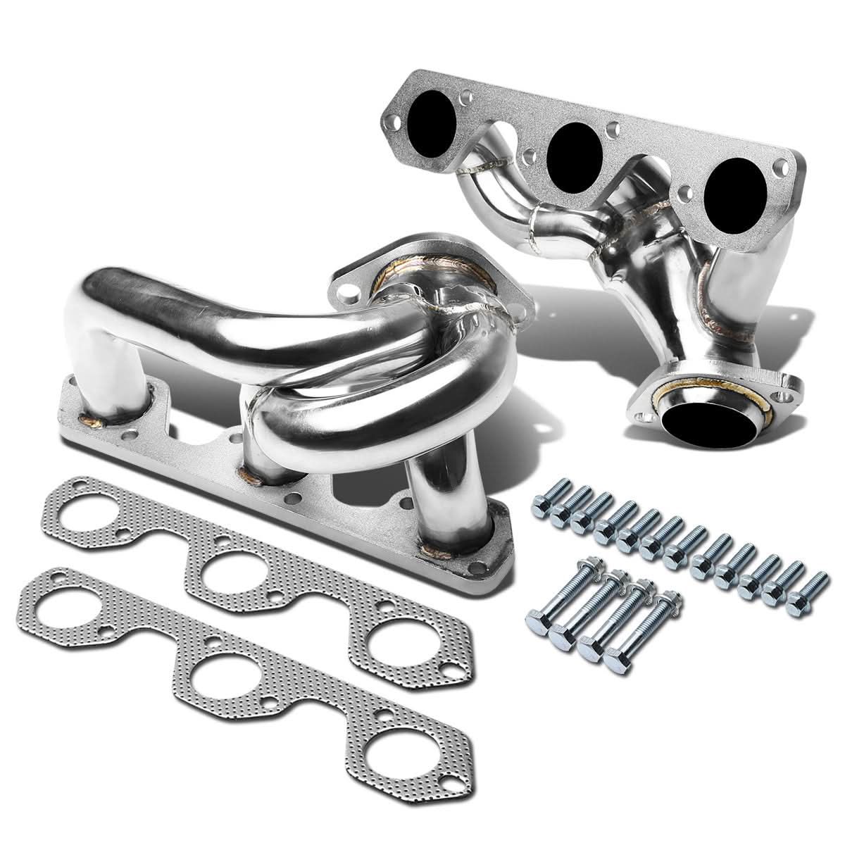 2007-2011 Jeep Wrangler Type 2 Style Header Stainless Steel