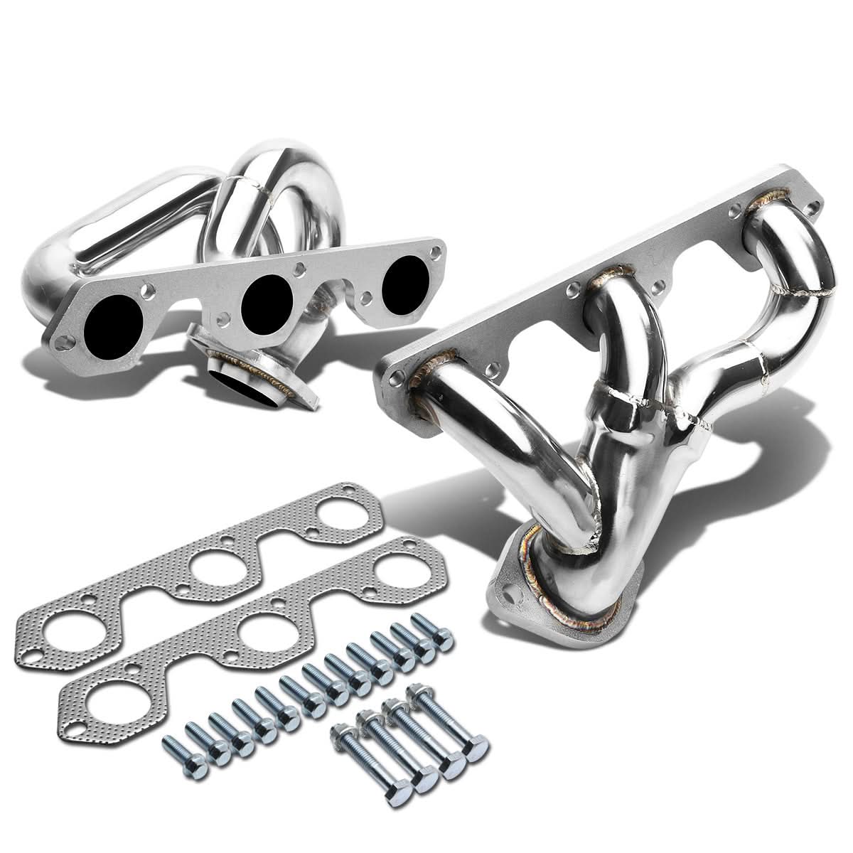 2007-2011 Jeep Wrangler Type 2 Style Header Stainless Steel