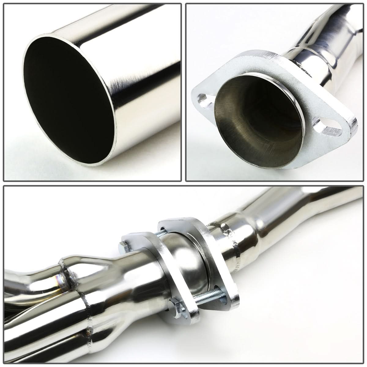 90-97 Nissan Hardbody Pickup Long Tube Header Stainless Steel