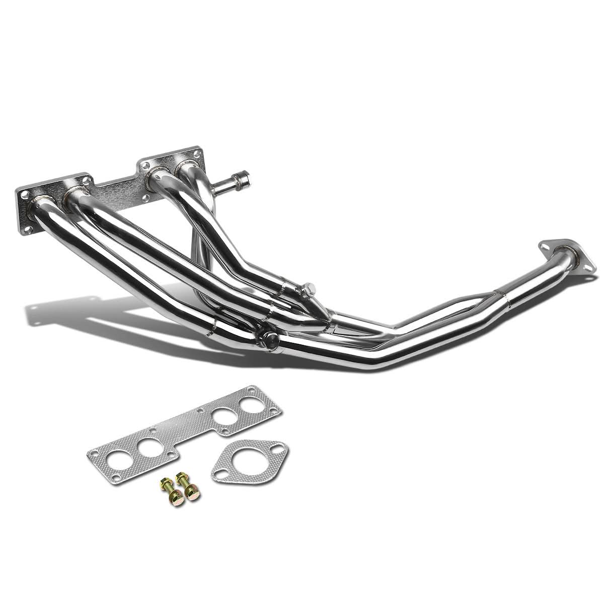 89-94 Nissan 240SX S13 Silvia Header with Downpipe Stainless Steel