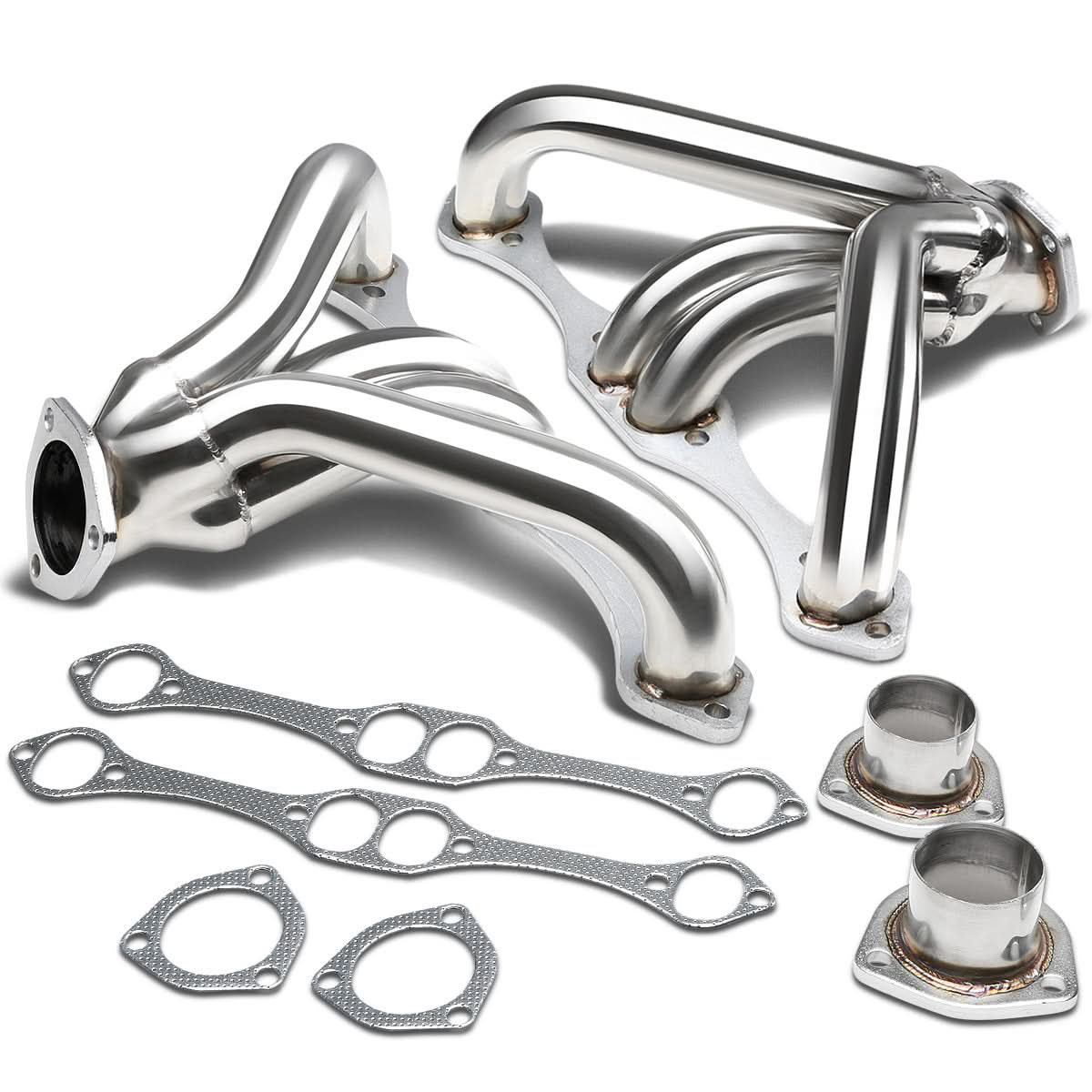 262 350 400 A/P Block Hugger V8 Stainless Steel Header