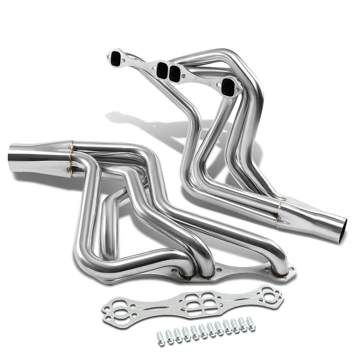 65-87 Chevrolet SBC V8 Long Tube Headers Stainless Steel