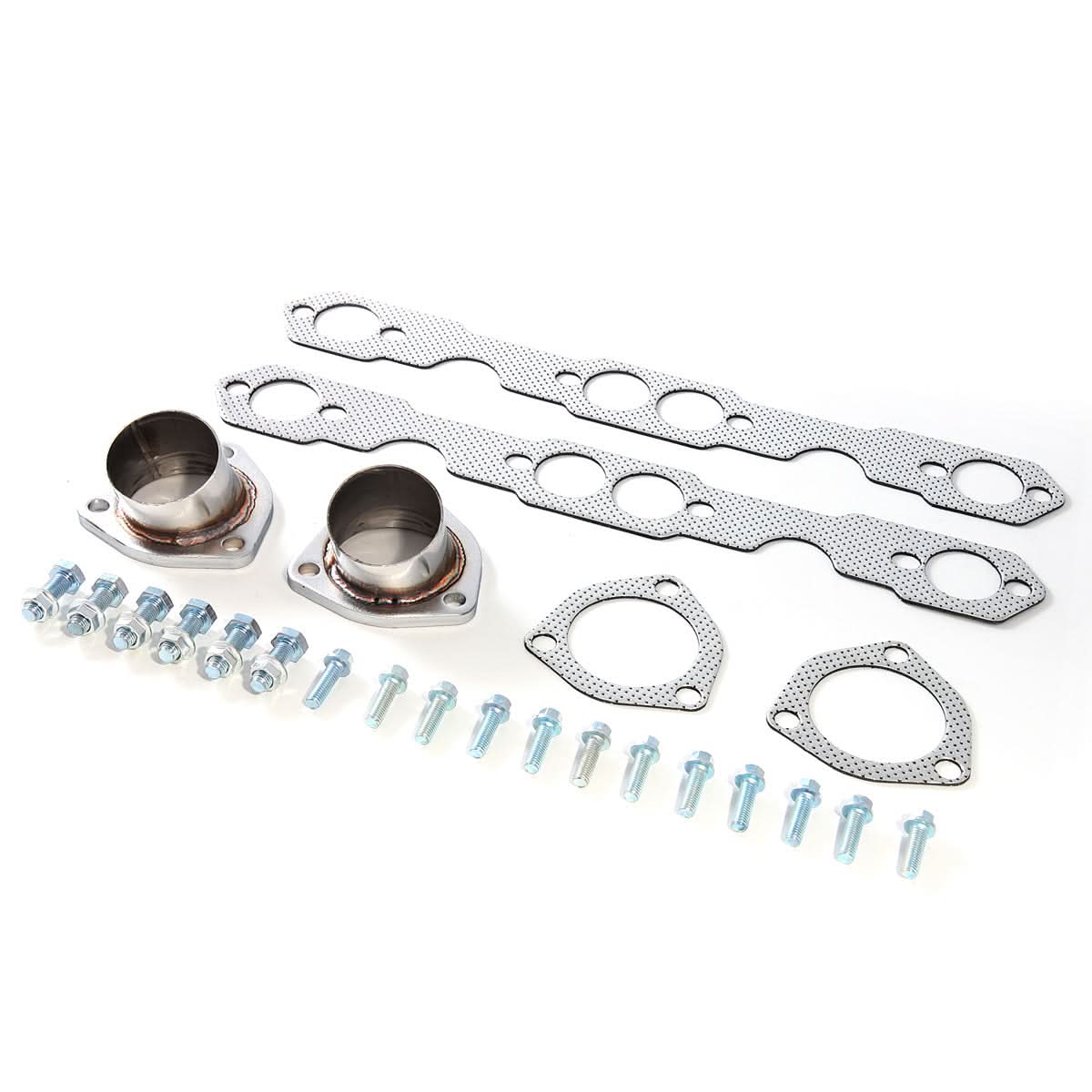 1955-1957 Chevrolet SBC 265/283 Block Hugger Tri-5 Headers - Stainless Steel