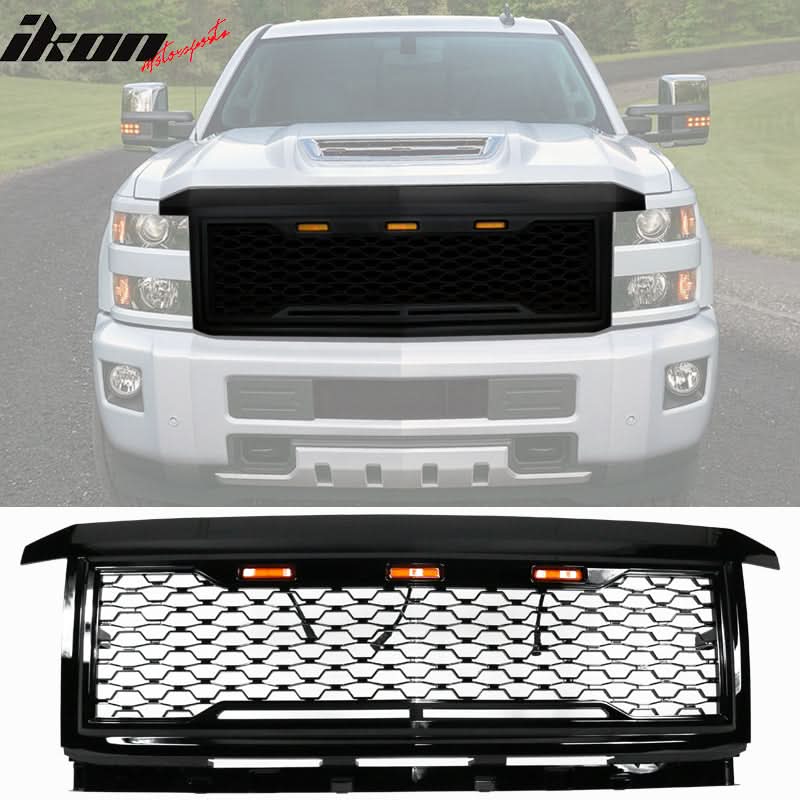 2015-2018 Chevy Silverado 2500 3500 Front Bumper Hood Mesh Grille