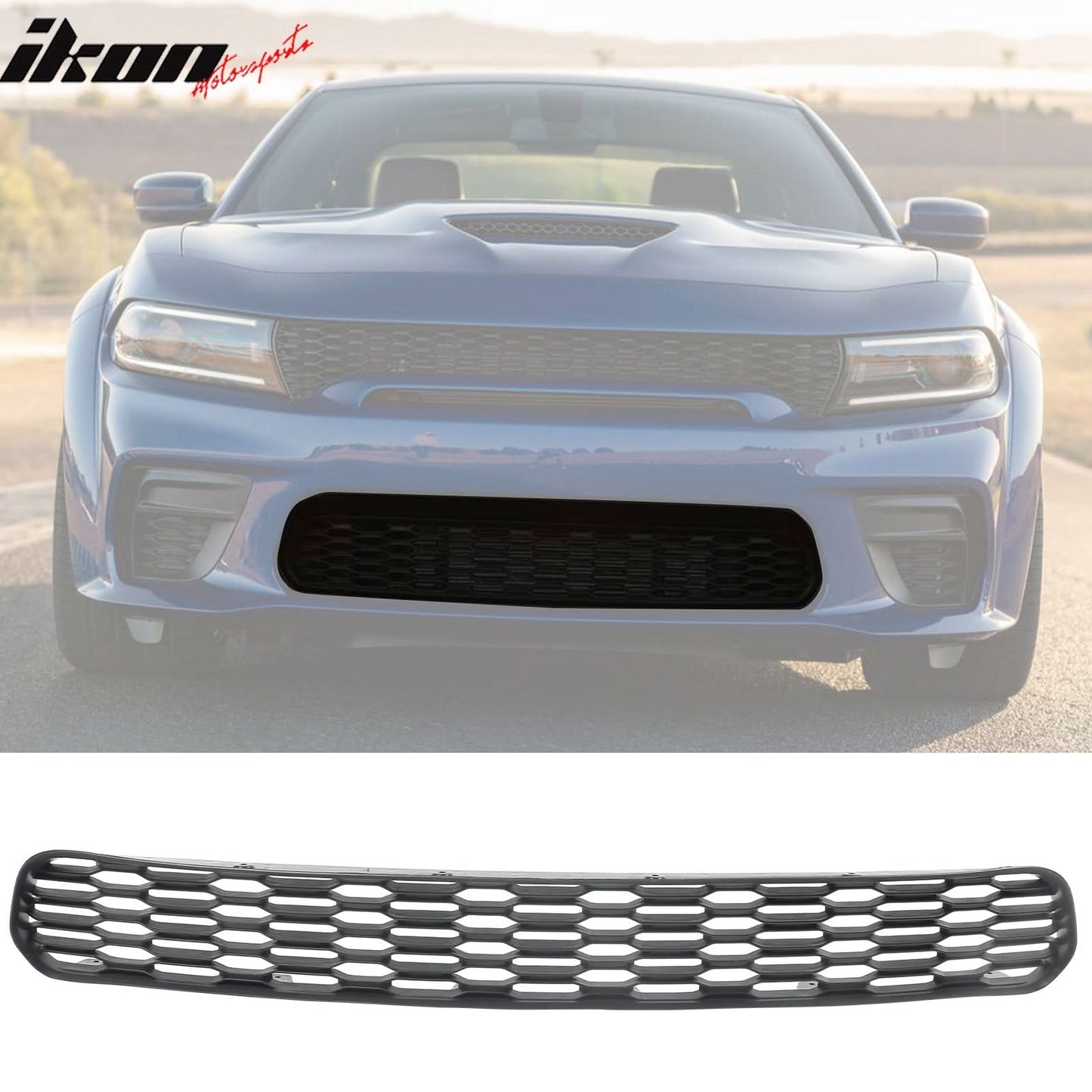 2020-2023 Dodge Charger Widebody OE Style Front Bumper Lower Grilles
