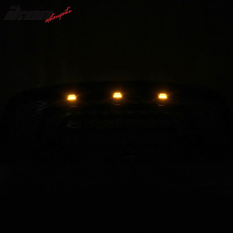2009-2012 Dodge Ram 1500 Gloss Black Front Upper Grille W/Signal Light
