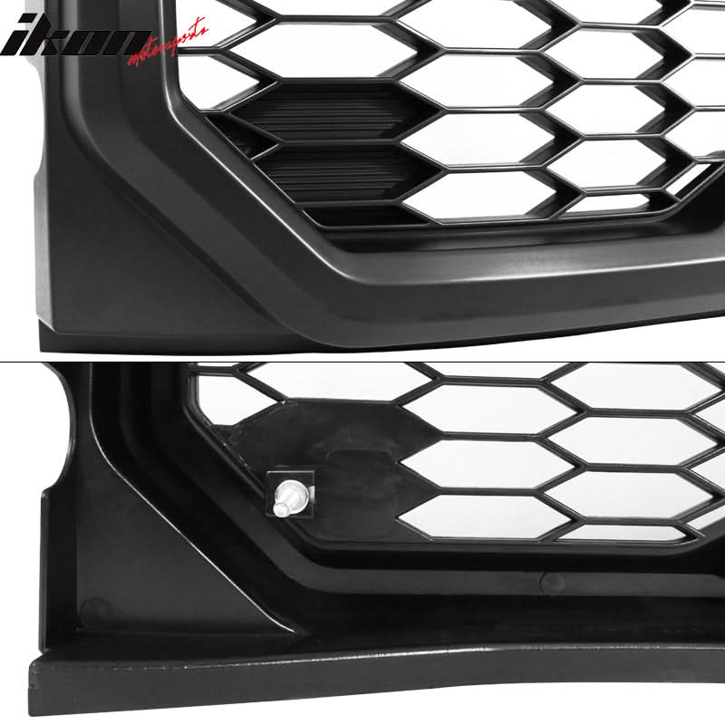 2015-2017 Ford F150 R Front Bumper Hood Mesh LED Grille Replacement