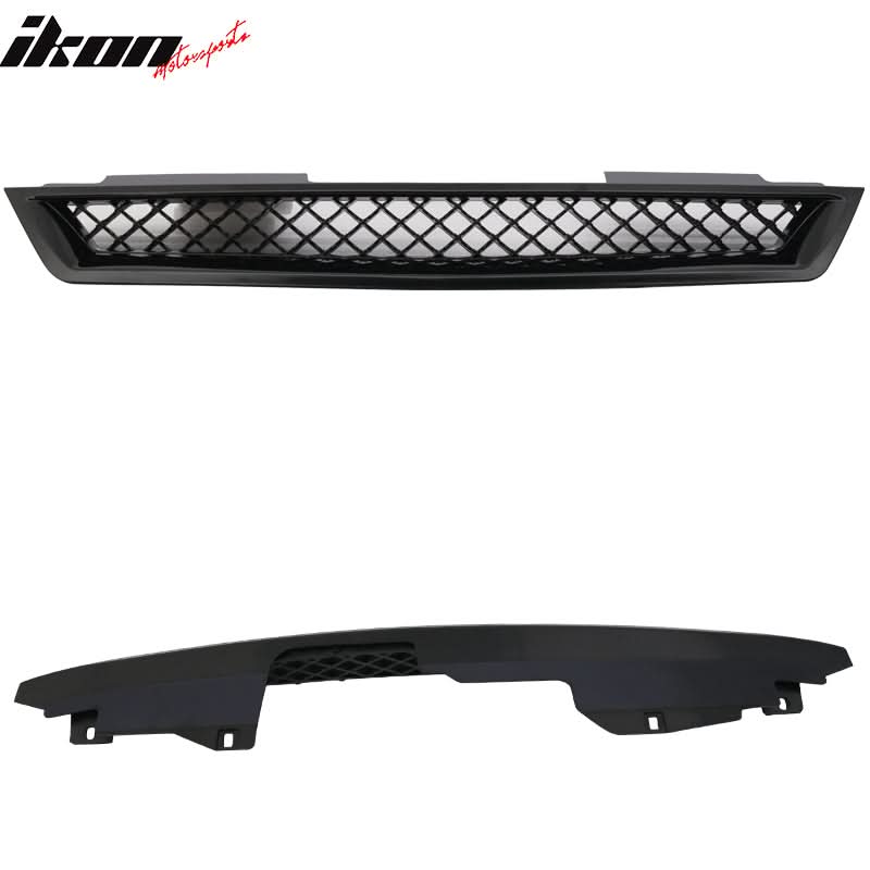 1994-1997 Honda Accord T-R Unpainted Front Hood Mesh Grill Grille ABS