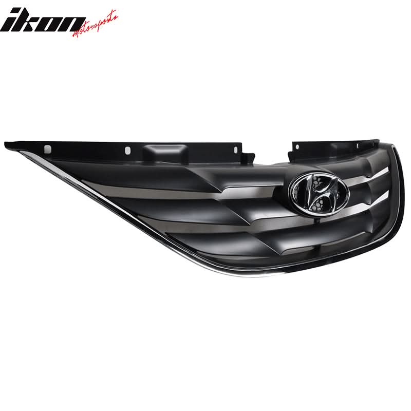 2010-2012 Hyundai Sonata Unpainted Mesh Front Hood Grille Grill ABS