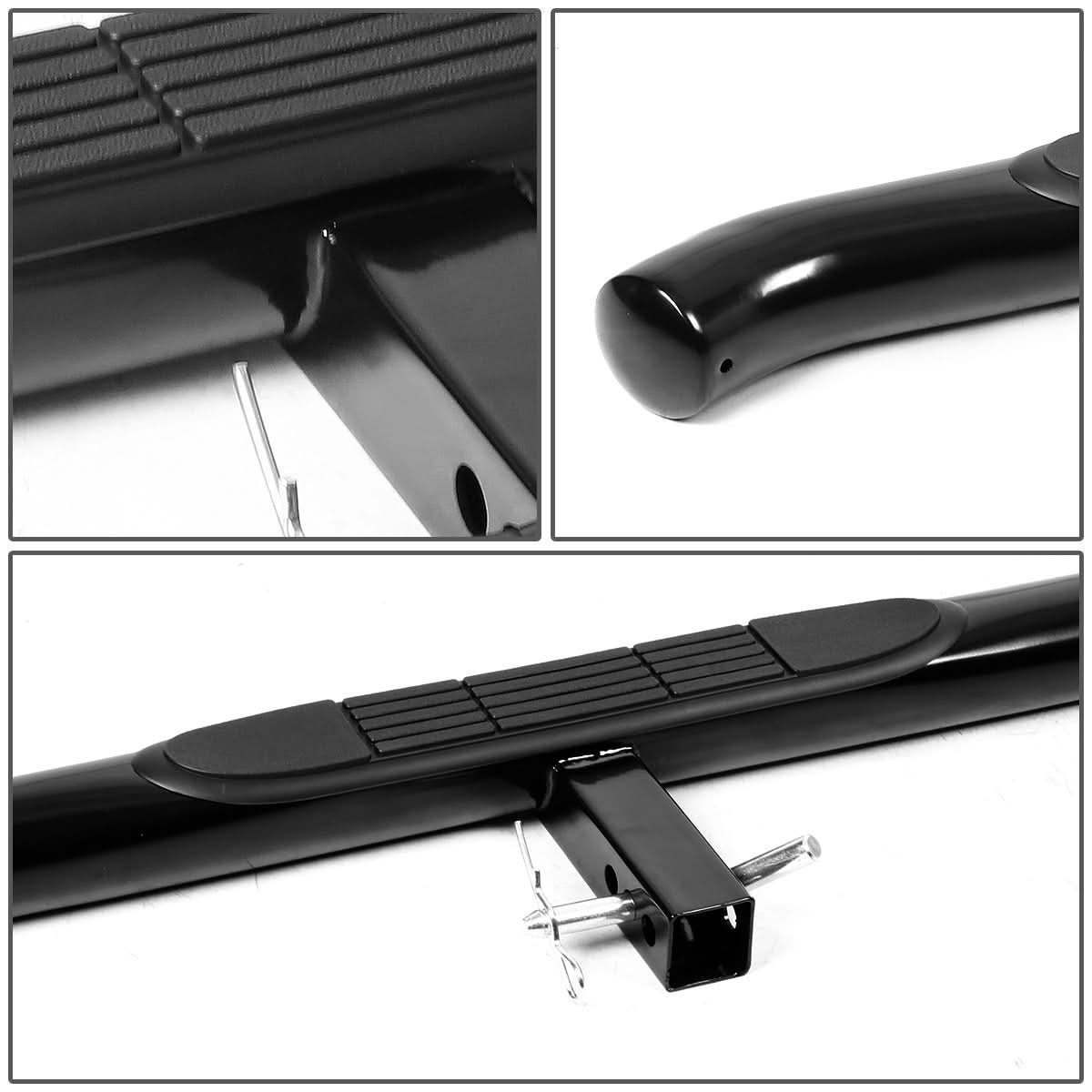 Universal 2 Inch Receiver Hitch Step with 3.25 Inch Curved Platform