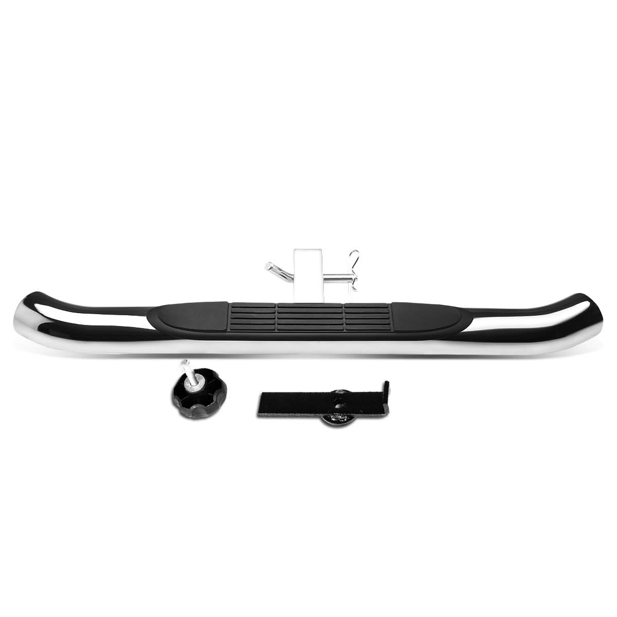 Universal 2" Receiver Hitch Step with 3.25" Curved Chrome Step