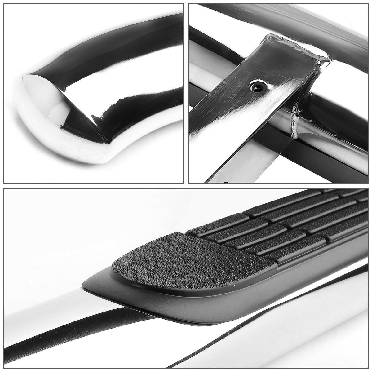 Universal 2" Receiver Hitch Step with 3.25" Curved Chrome Step