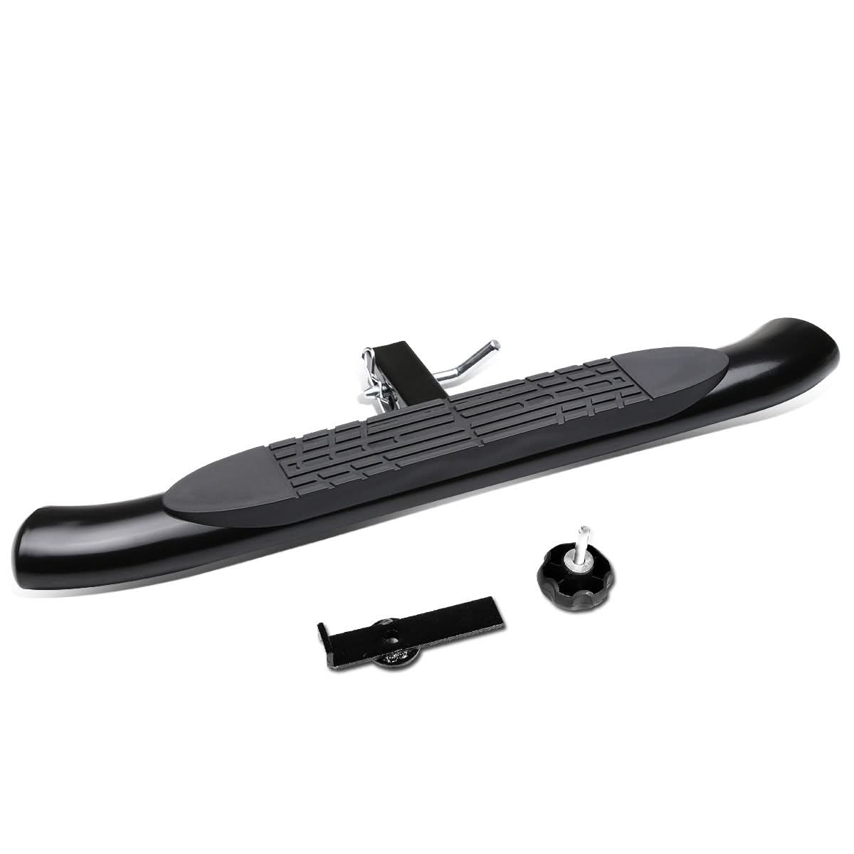 2 Inch Receiver Hitch Step - 37 Inch 4 Inch Oval Step Black