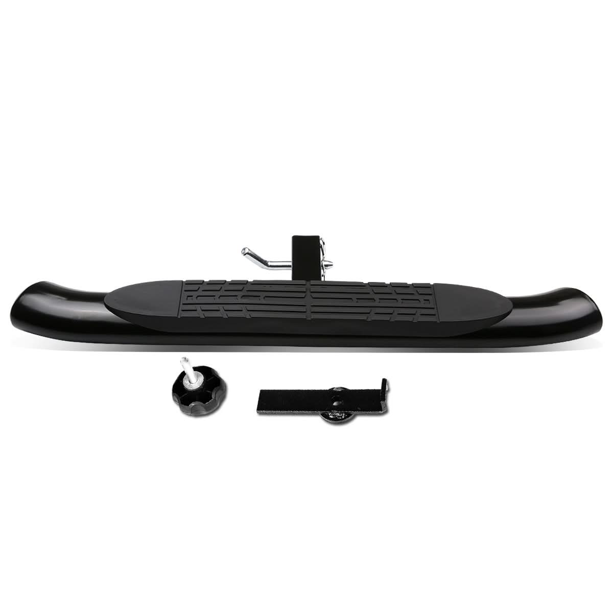 2 Inch Receiver Hitch Step - 37 Inch 4 Inch Oval Step Black