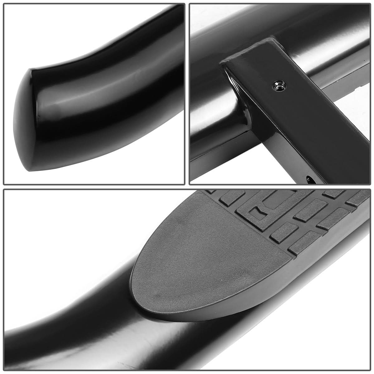 2 Inch Receiver Hitch Step - 37 Inch 4 Inch Oval Step Black