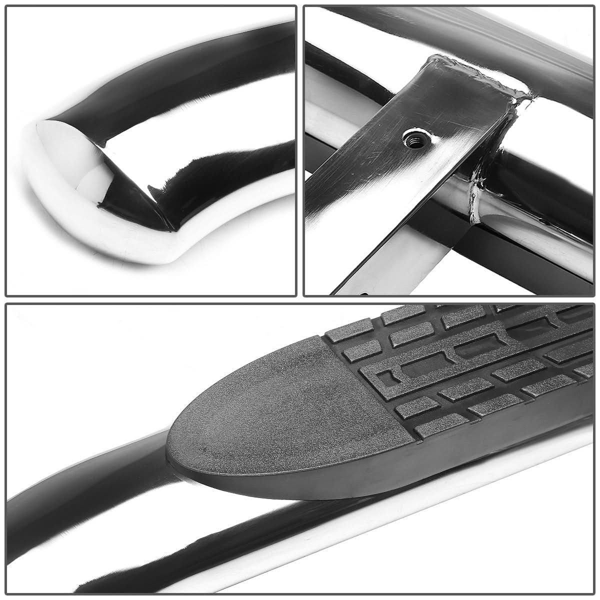 2 Inch Receiver Hitch Step - 4 Inch Oval Chrome Step 37 Inch Length