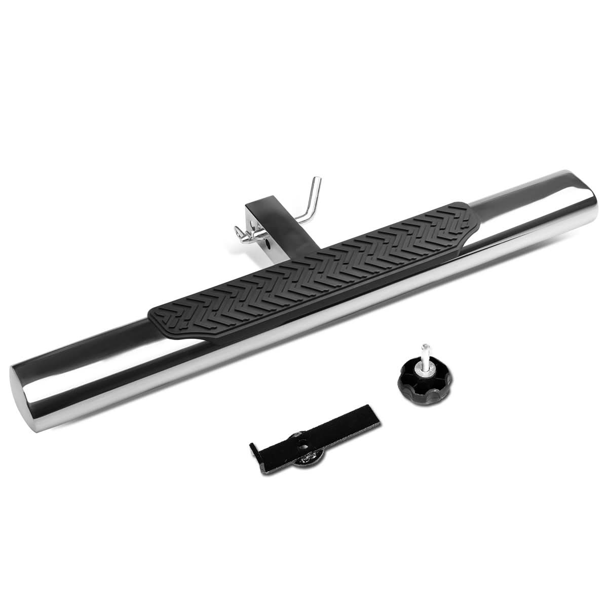 2" Receiver Hitch Step - 4" Oval Chrome Step 35" Length