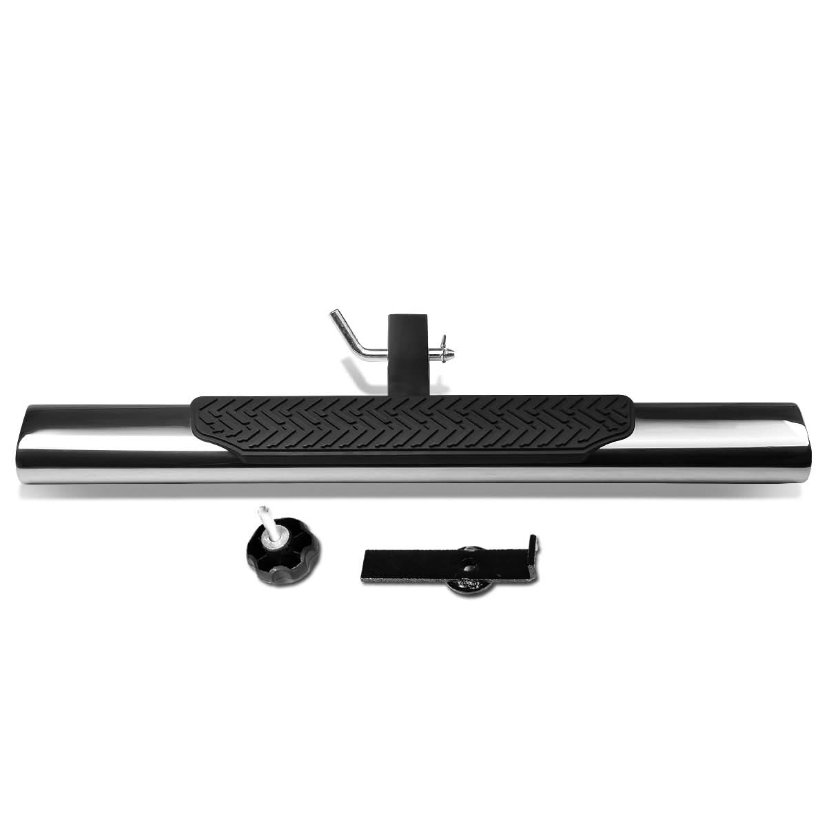 2" Receiver Hitch Step - 4" Oval Chrome Step 35" Length