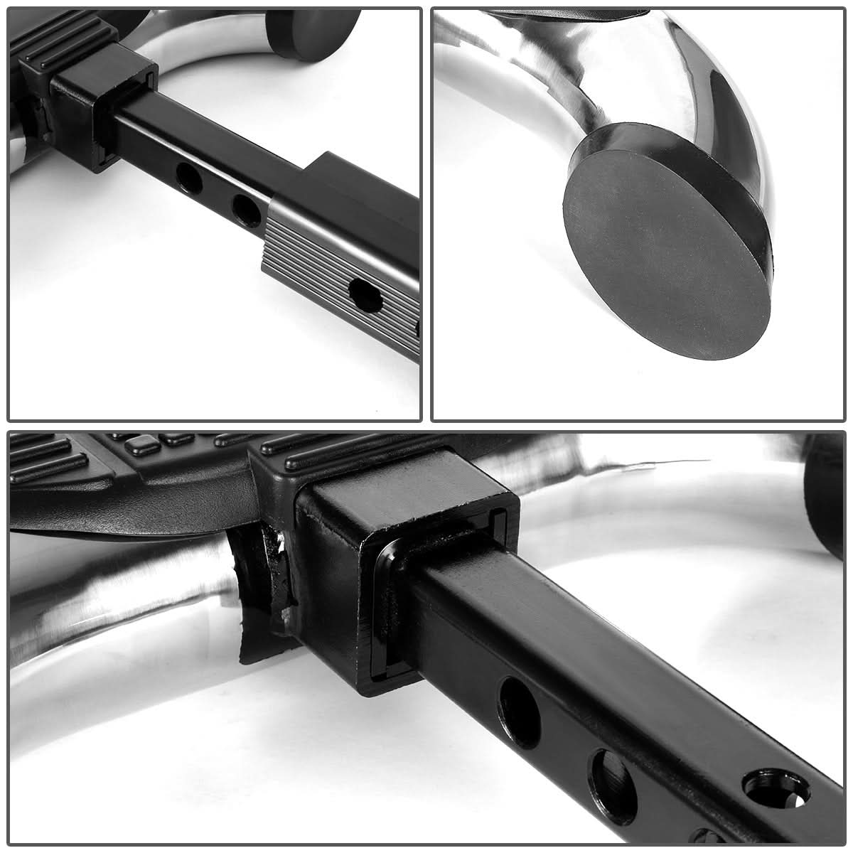 Universal Hitch Step - Stainless Steel - 1.25" & 2" Receiver