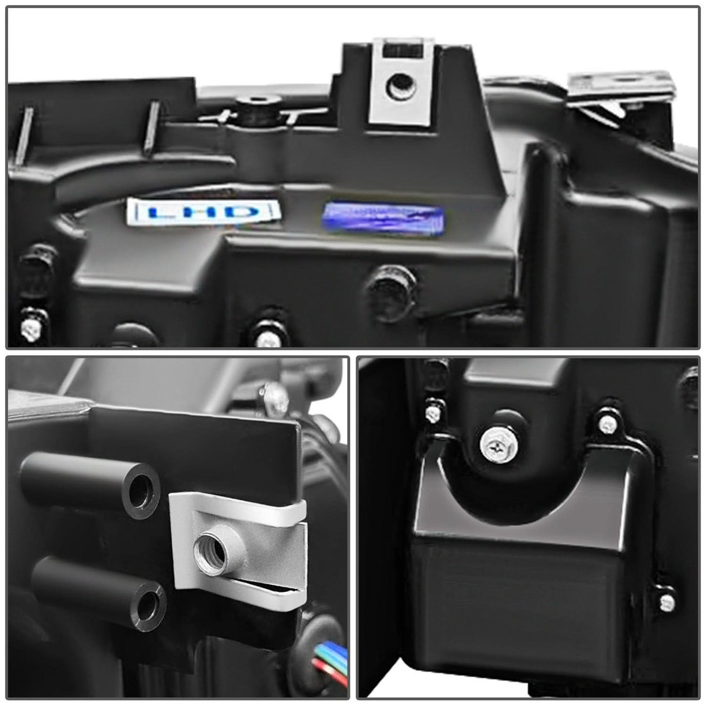 2012-2015 BMW 3-Series 3D LED Swoosh Projector Switchback Headlights