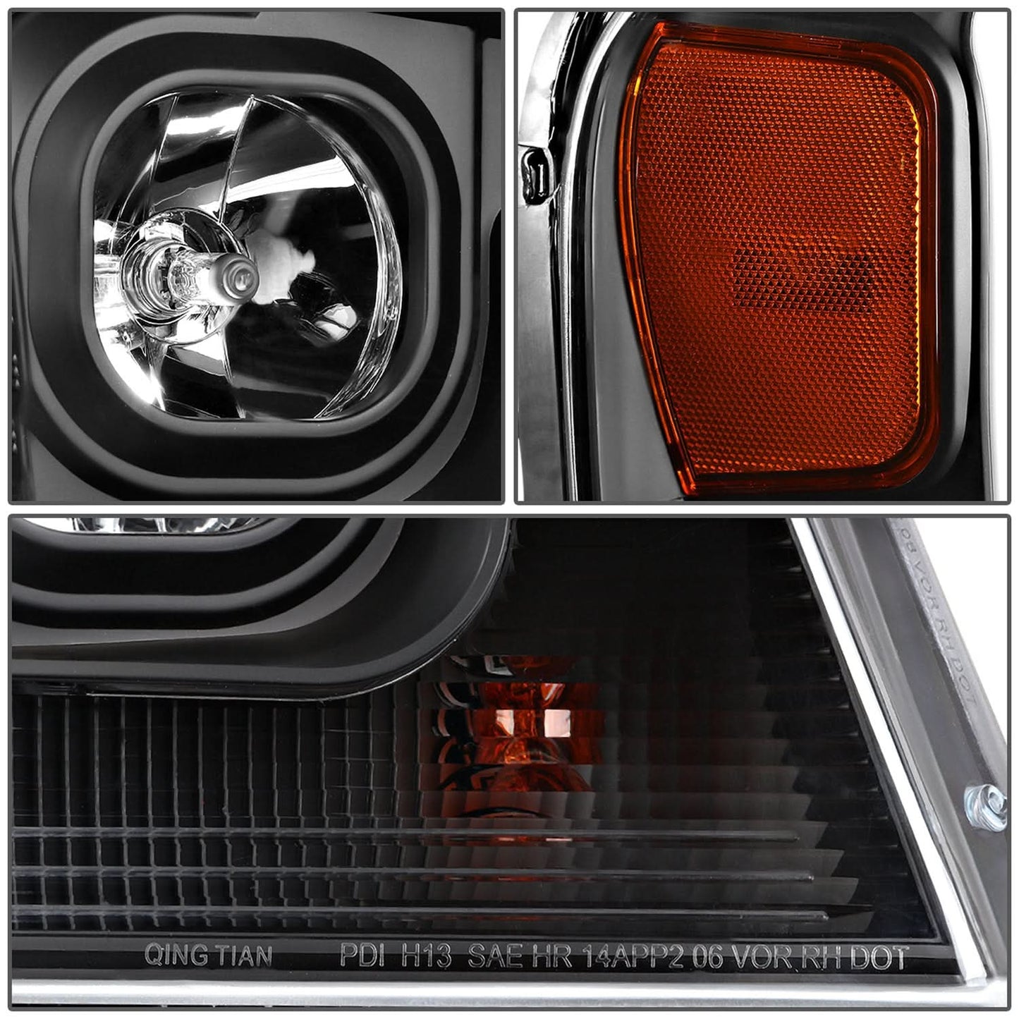 04-08 Ford F-150 / 06-08 Lincoln Mark LT 3D LED C-Bar Headlights