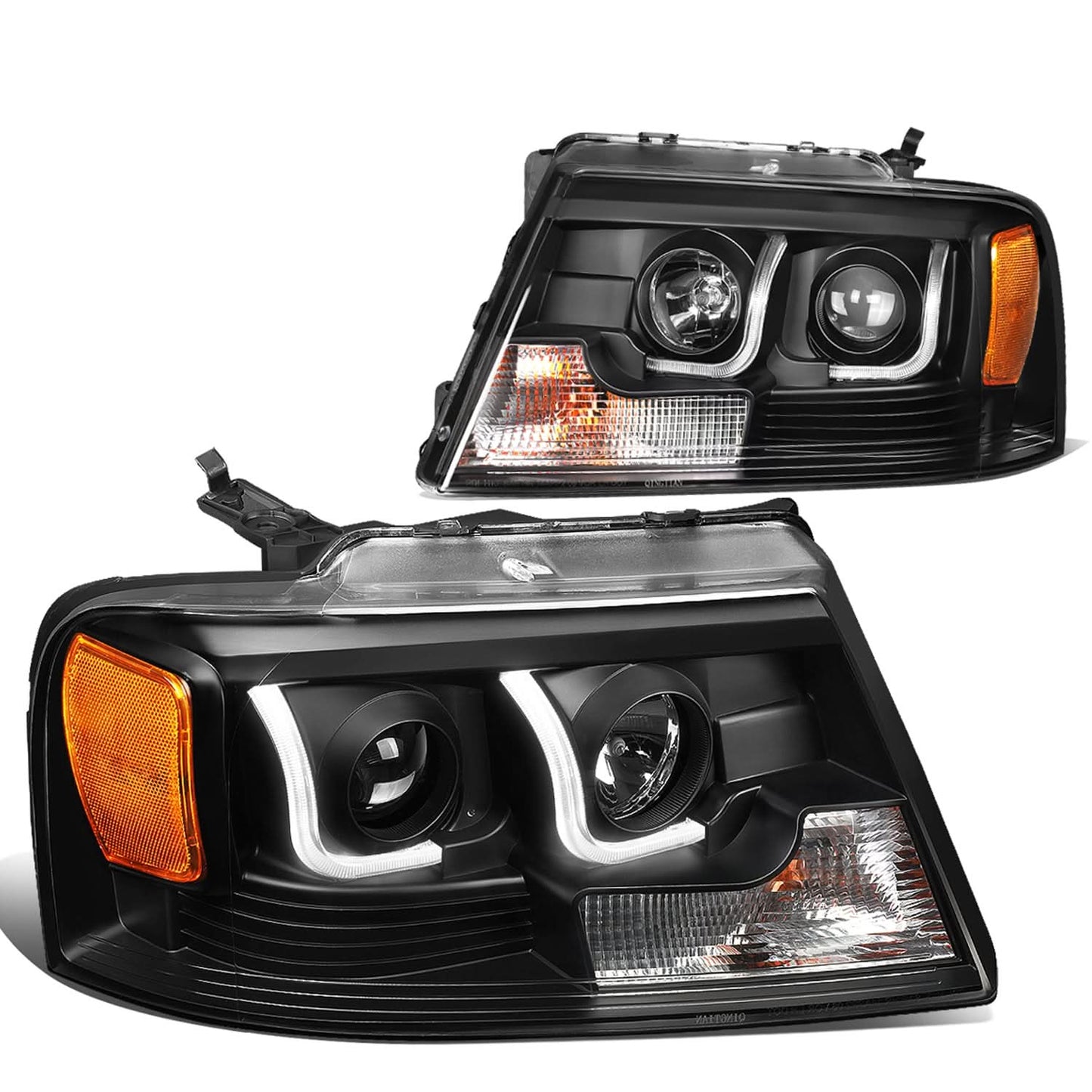 2004-2008 Ford F-150 3D LED J-Bar Halo Projector Headlights