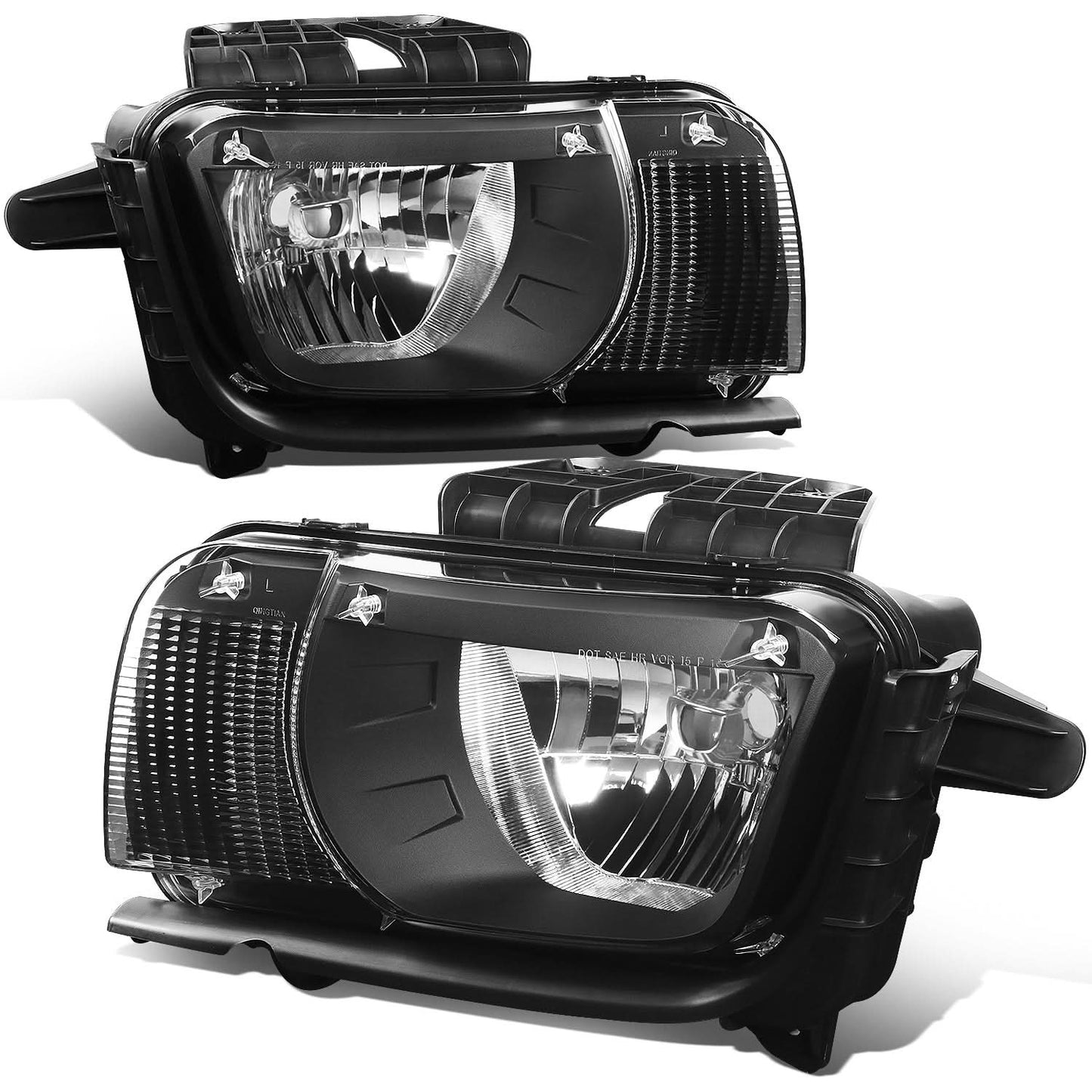 10-13 Chevrolet Camaro OE Style Black Housing Headlights