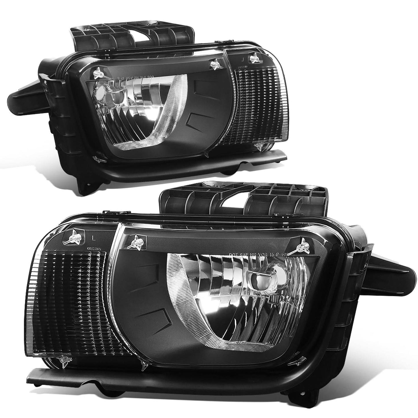 10-13 Chevrolet Camaro OE Style Black Housing Headlights