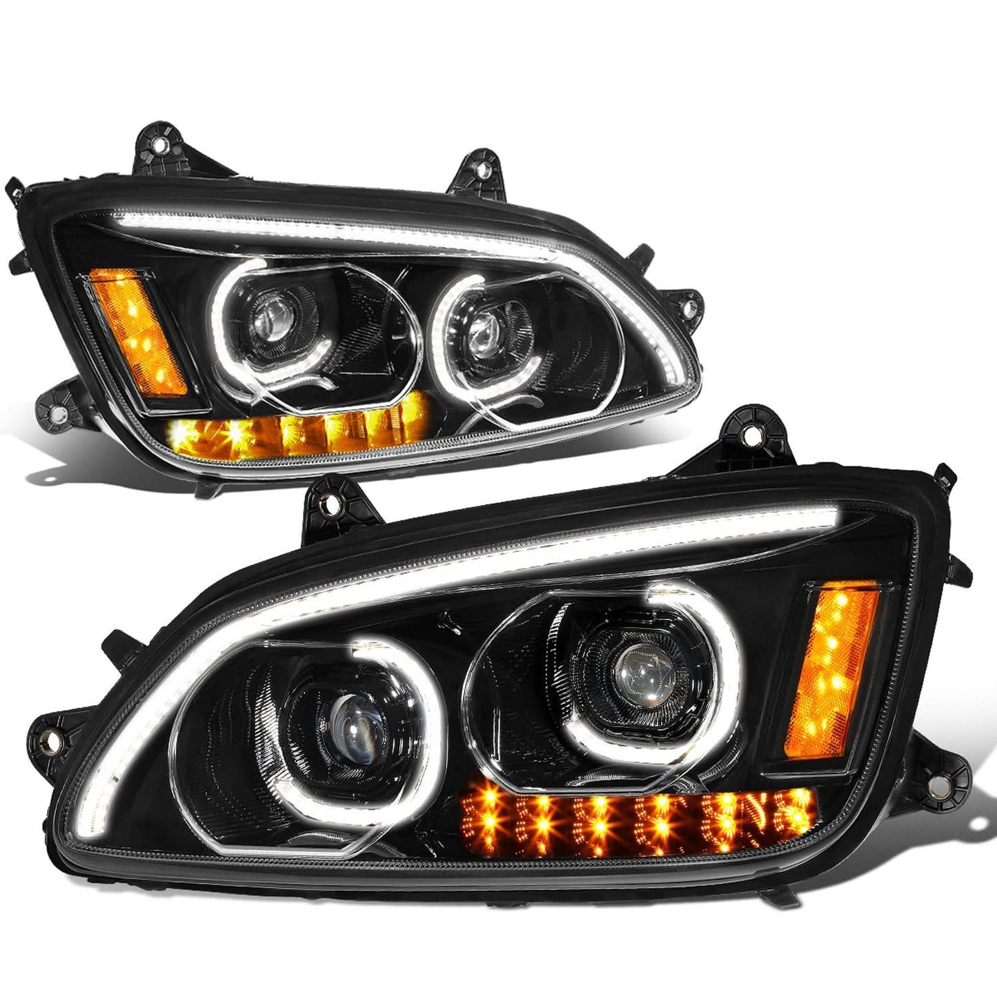 08-19 Kenworth T170/T270/T300/T370/T660/T700 LED Projector Headlights