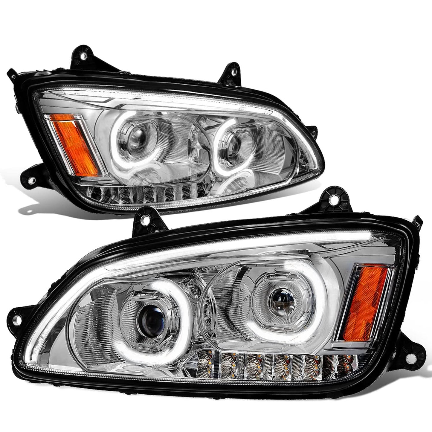 2008-2019 Kenworth T170/T270/T300/T370/T660/T700 LED Projector Headlights