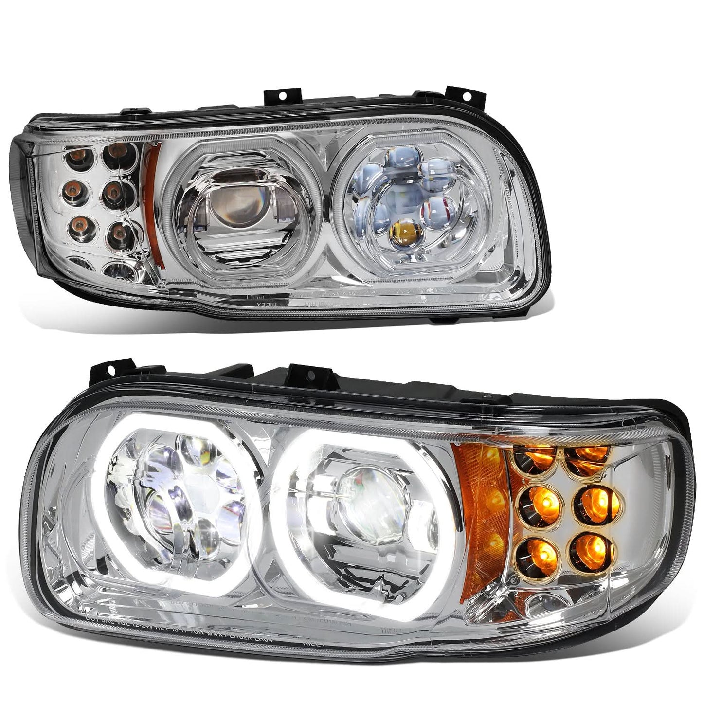 08-15 Peterbilt 388 / 08-21 389 / 14-21 567 Clear Headlights