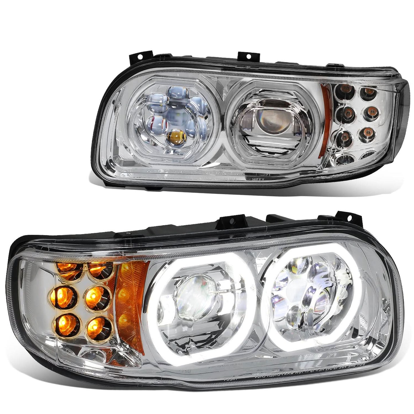 08-15 Peterbilt 388 / 08-21 389 / 14-21 567 Clear Headlights
