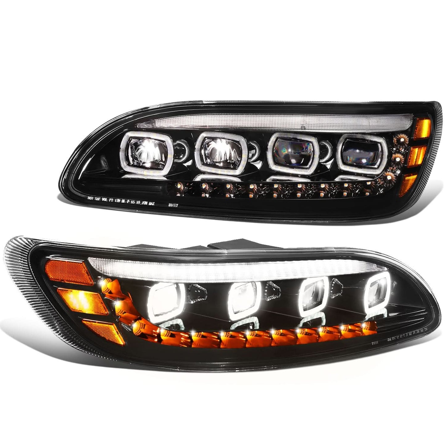 05-20 Peterbilt Multi-Model LED Headlights - Black