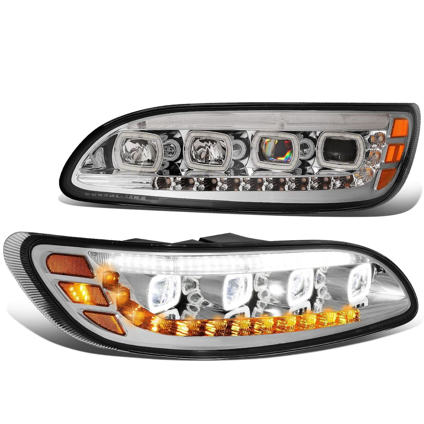 05-20 Peterbilt Multi-Model LED Headlights - Clear