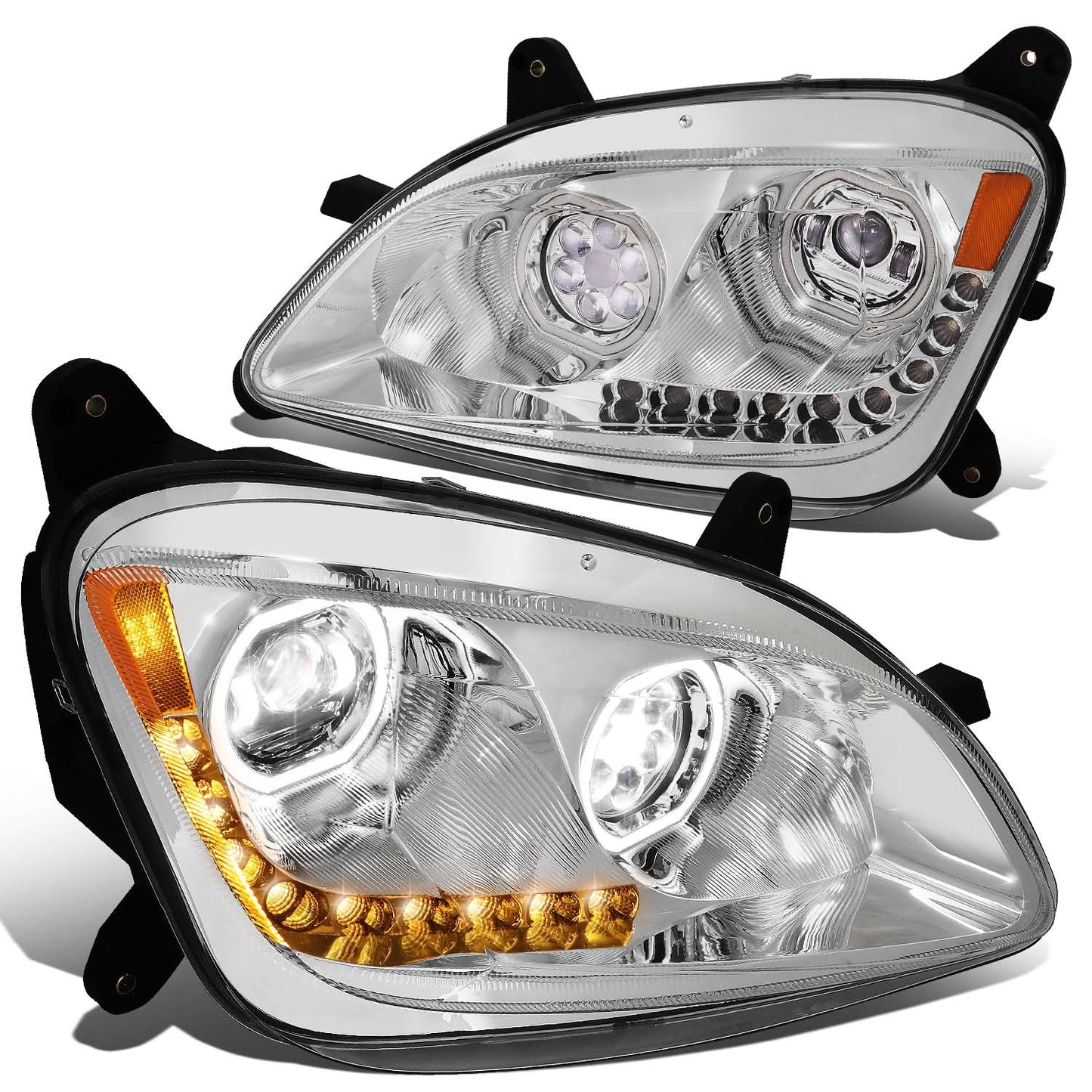 2011-2020 Peterbilt 579 LED Clear Headlights
