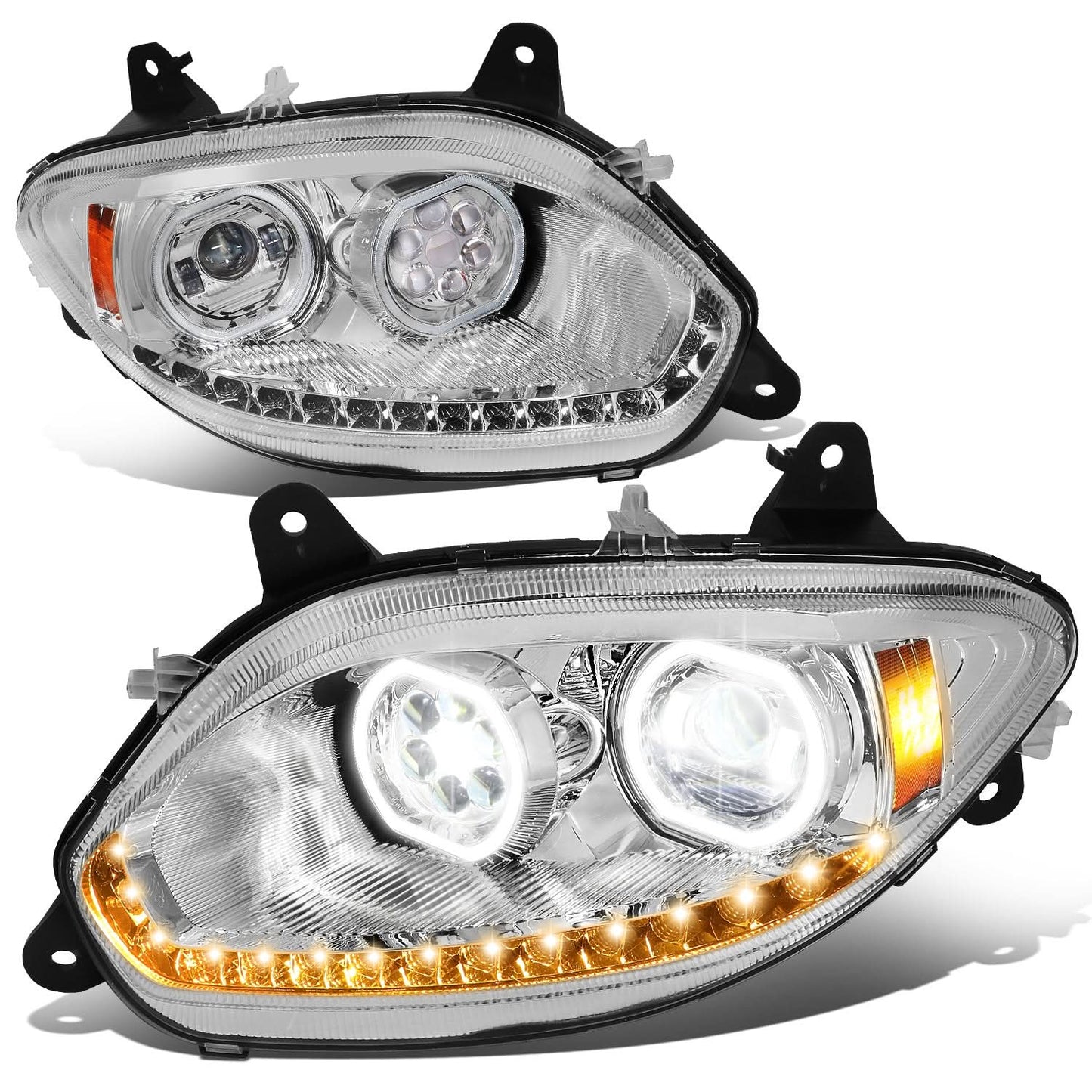 2017-2021 International Harvester LT LT625 Chrome Headlights