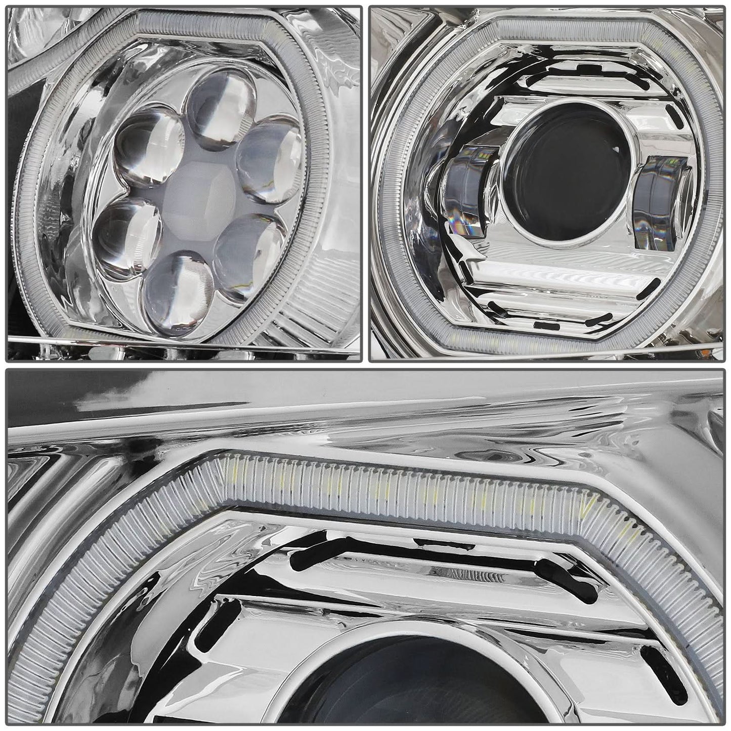 2017-2021 International Harvester LT LT625 Chrome Headlights