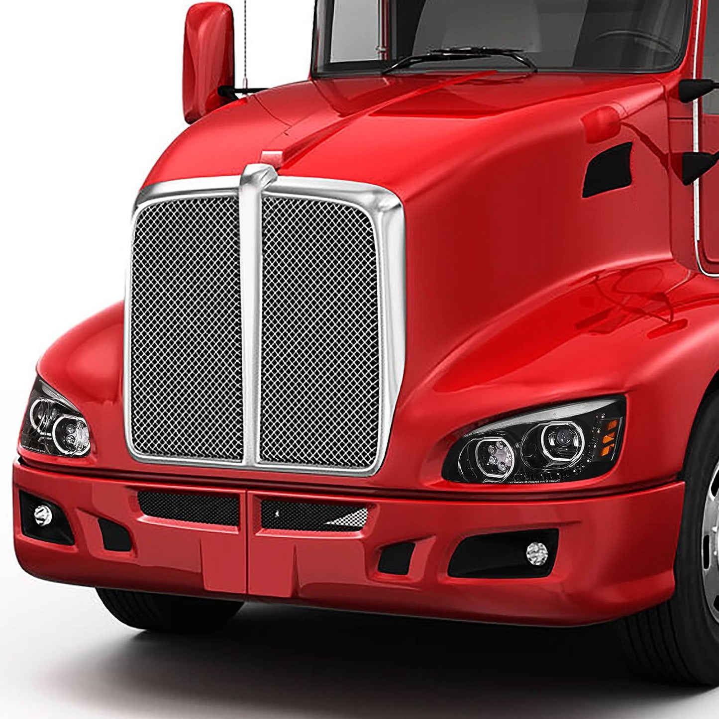 08-19 Kenworth T170/T270/T370 16-19 T300 08-18 T660 11-15 T700 Black Headlights