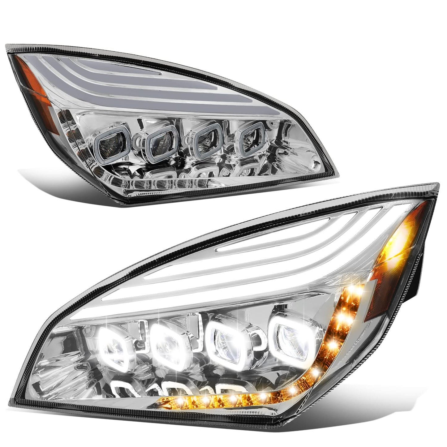 2018-2021 Freightliner Cascadia Chrome Headlights