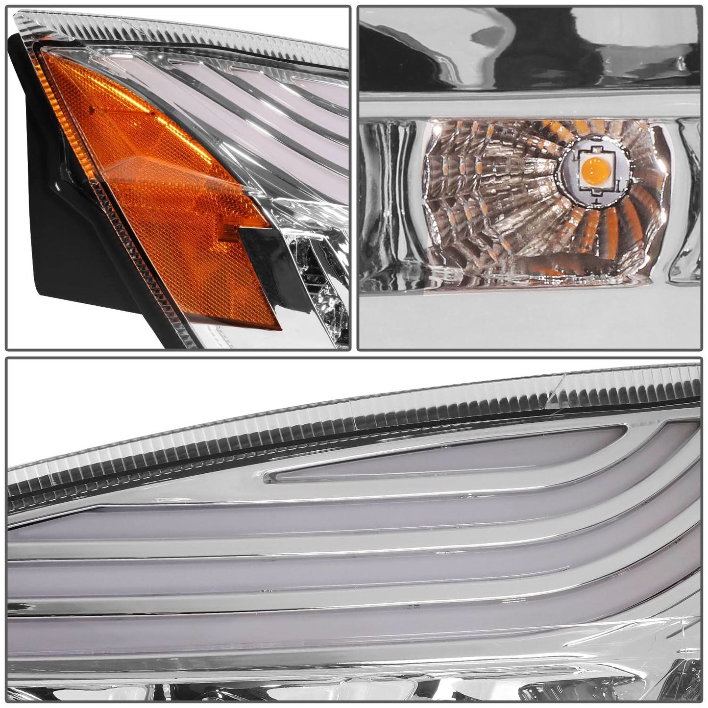 2018-2021 Freightliner Cascadia Chrome Headlights
