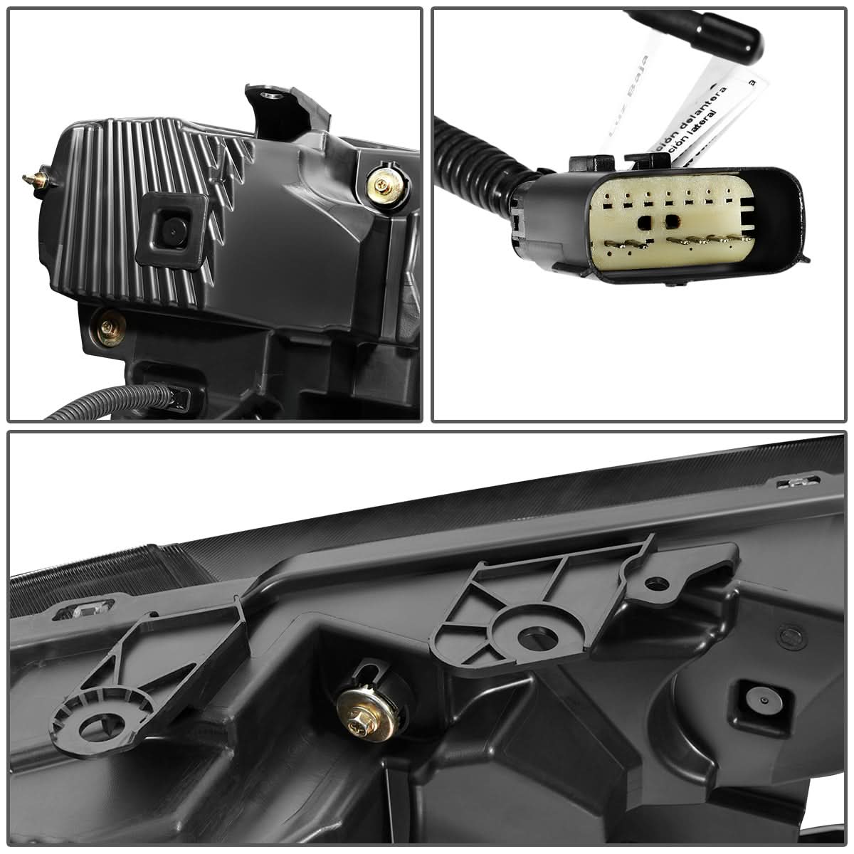 18-19 Ford F150 Black Headlights