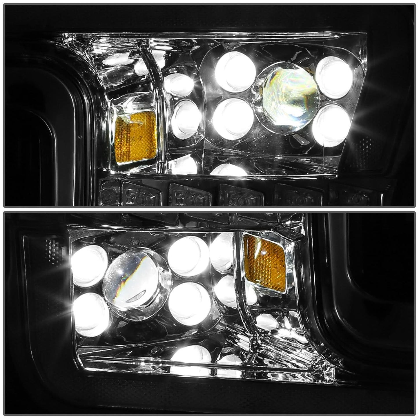 2018-2020 Ford F150 Chrome LED Headlights