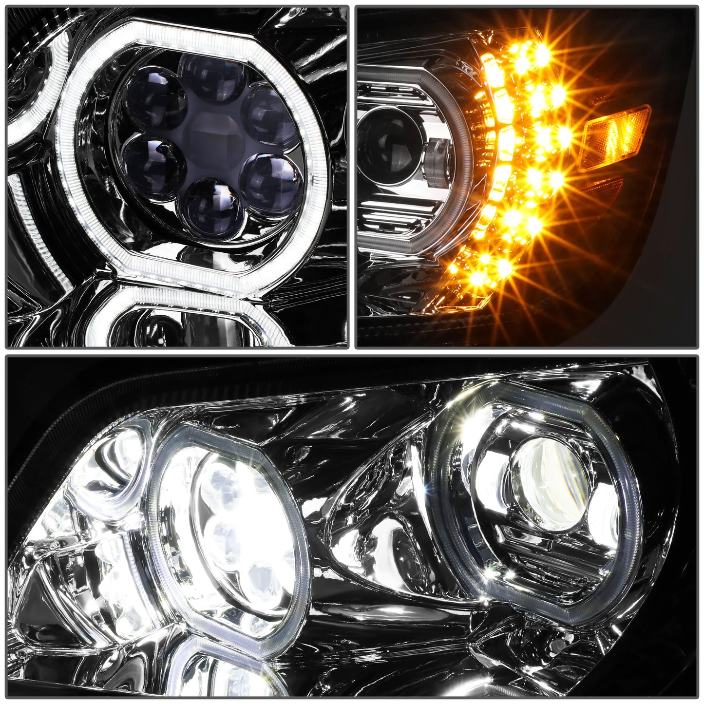 2006-2017 Hino 145/165/185/238/258/268/338 Chrome Headlights