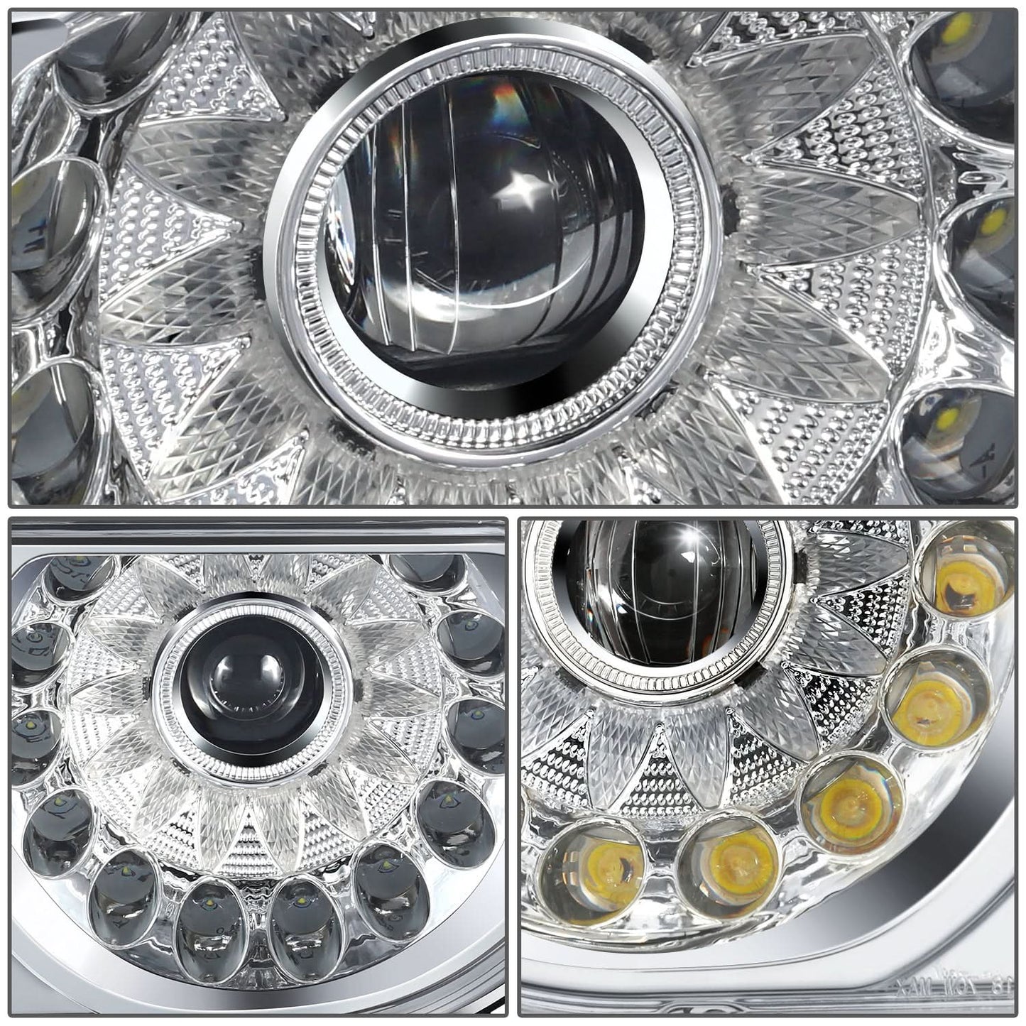 2008-2014 Dodge Challenger LED Chrome Headlights