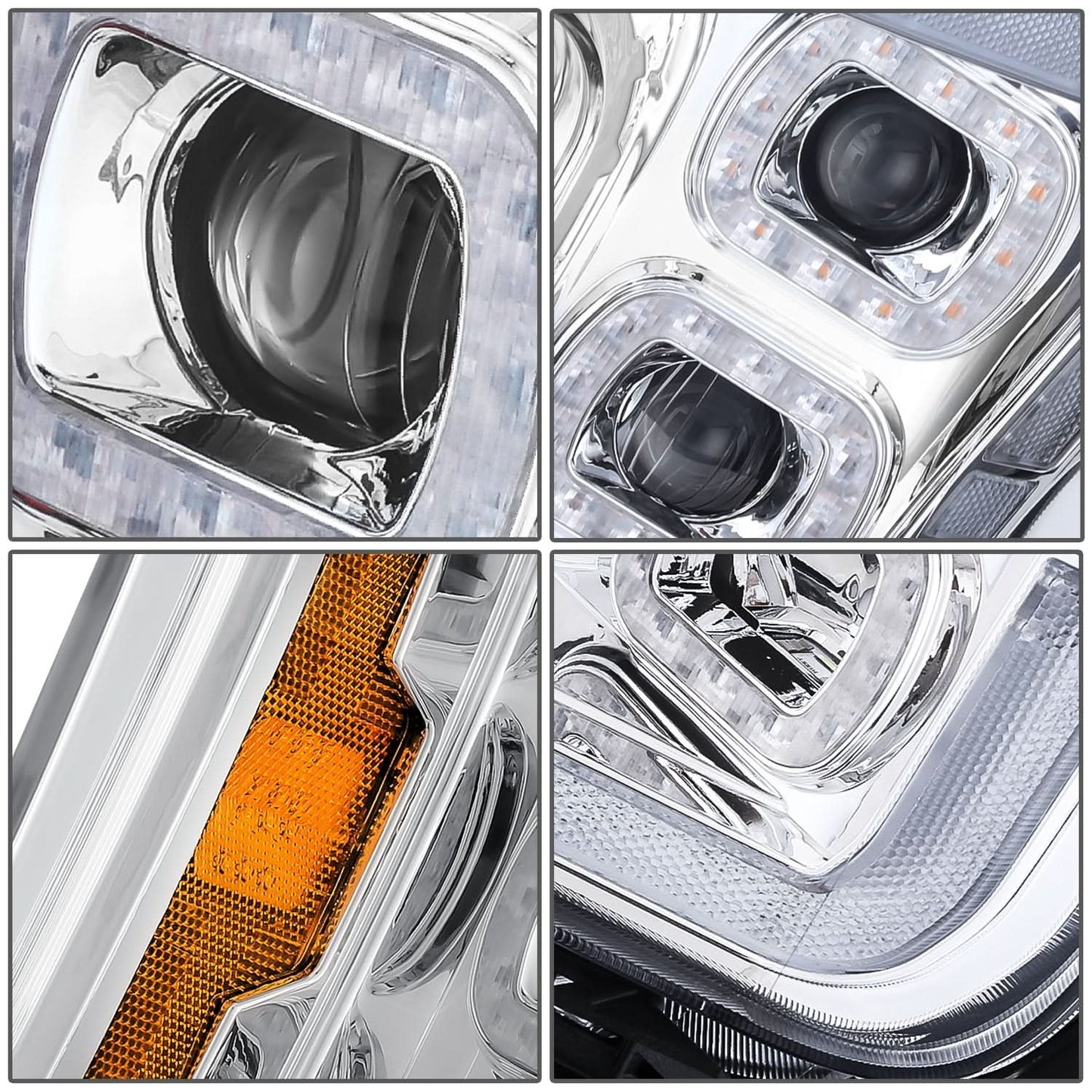 2018-2019 Ford F150 Chrome Headlights