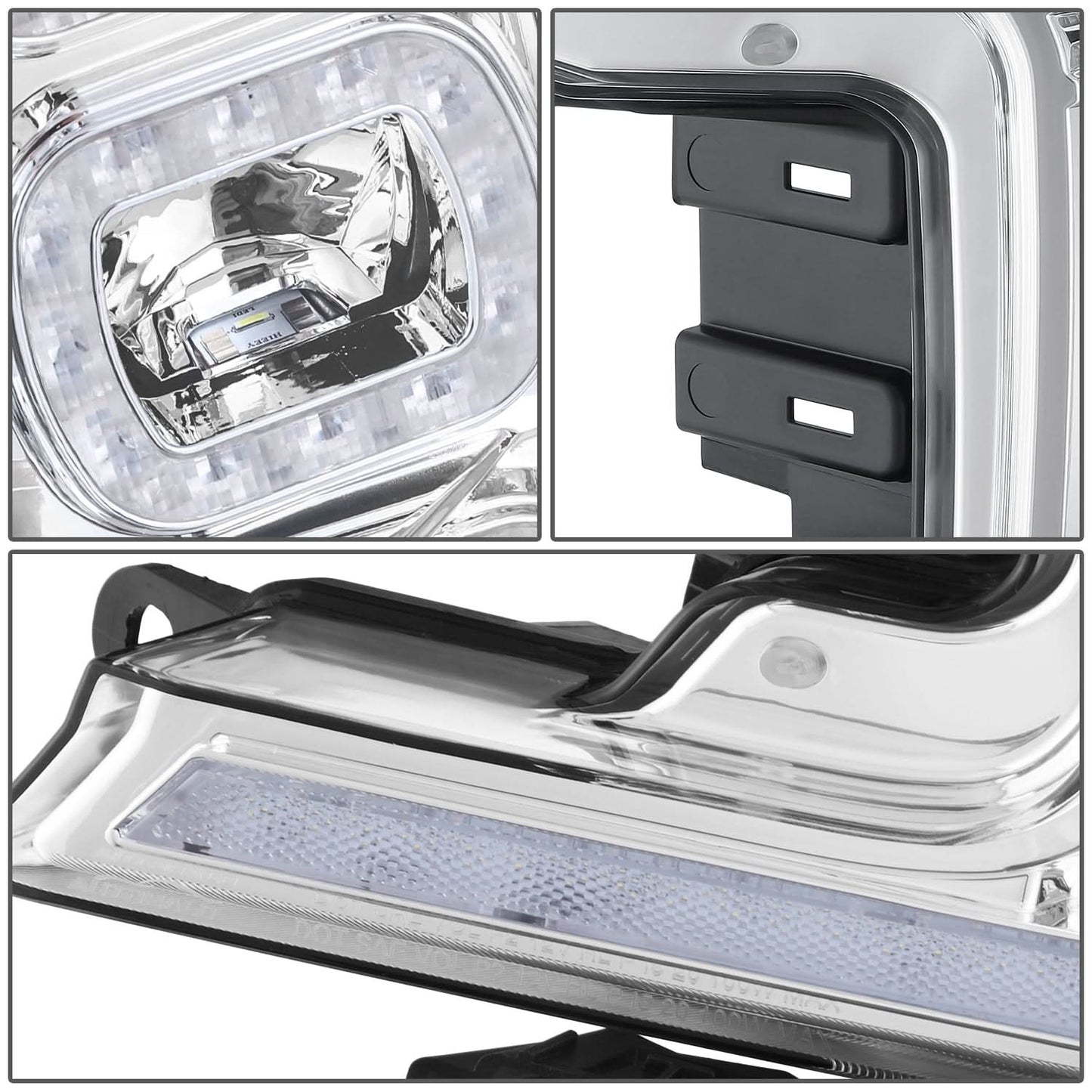 2018-2019 Ford F150 Chrome Headlights