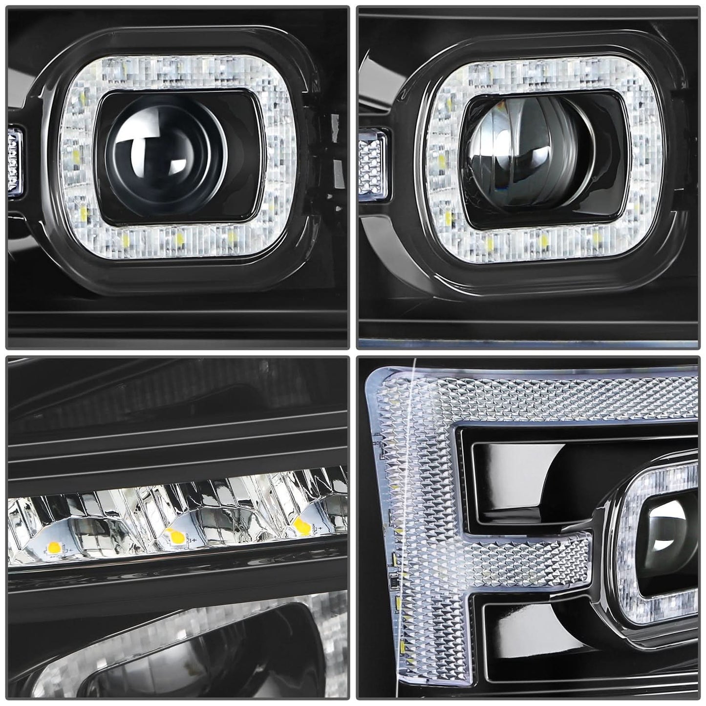2011-2016 Ford F-250/F-350/F-450/F-550 Sequential LED Projector Headlights
