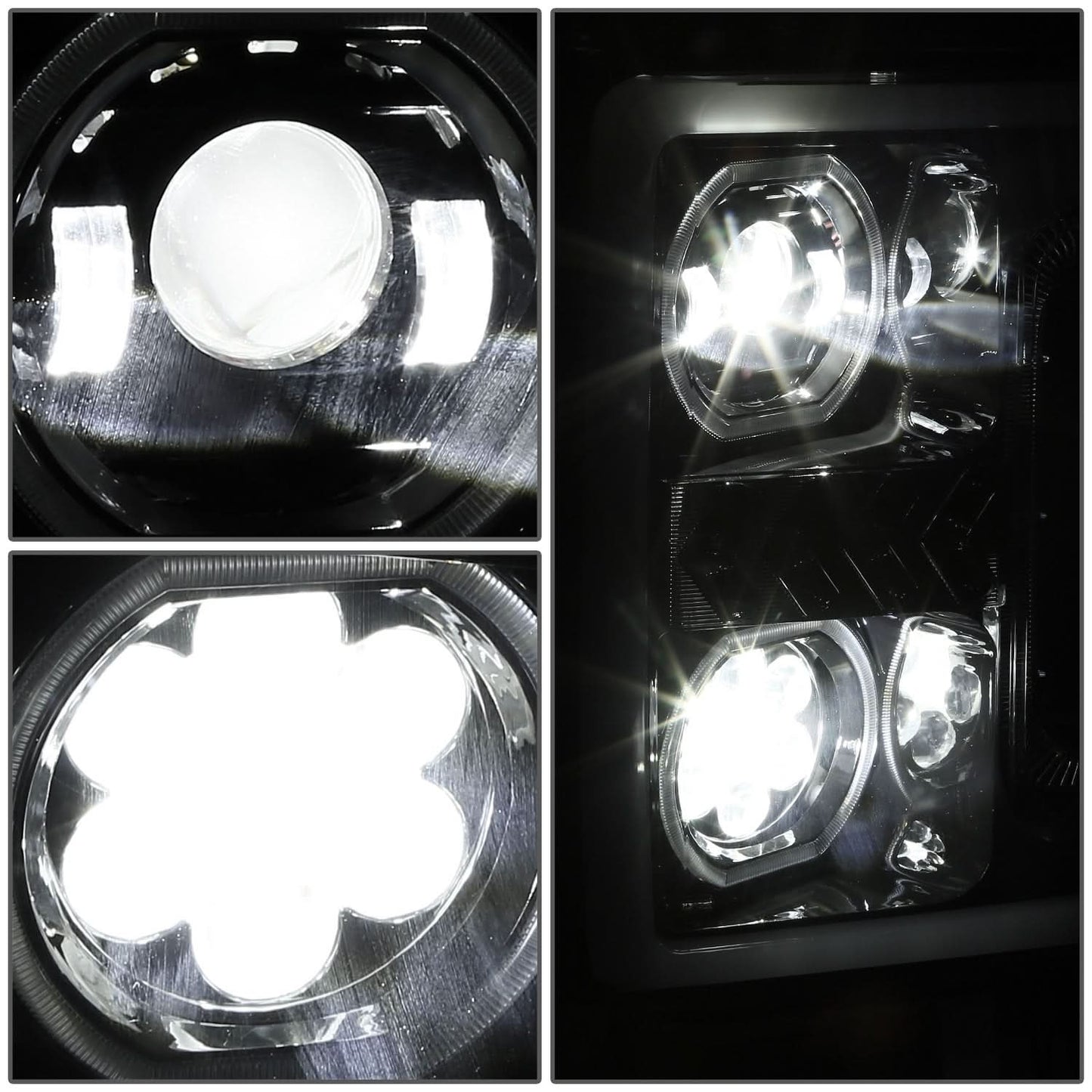 2017-2019 Ford F-250/F-350/F-450 Super Duty 3D Light Bar Headlights