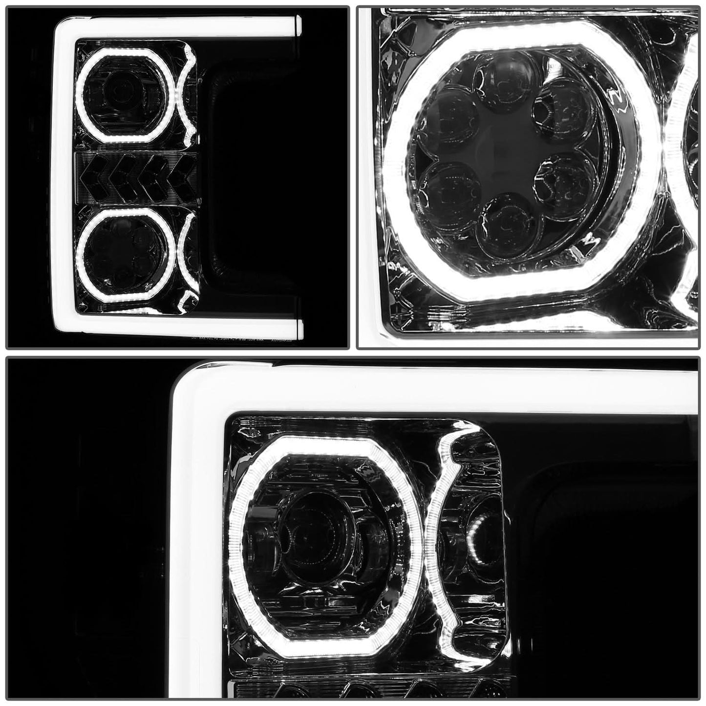 17-19 Ford F-250/F-350/F-450 Super Duty LED Headlights w/ Sequential Turn