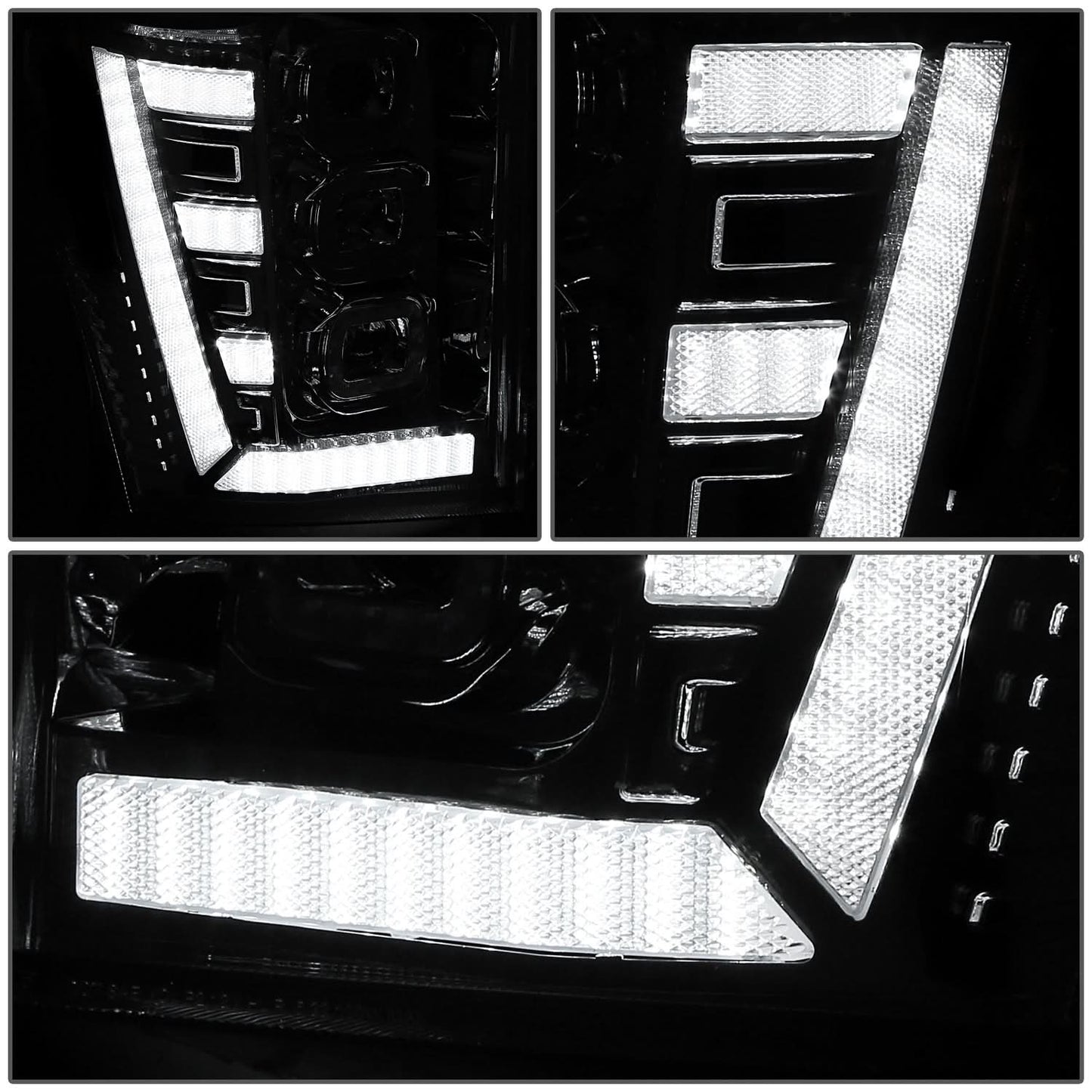 11-16 Ford F-250/F-350/F-450 Super Duty 3D Light Bar Headlights